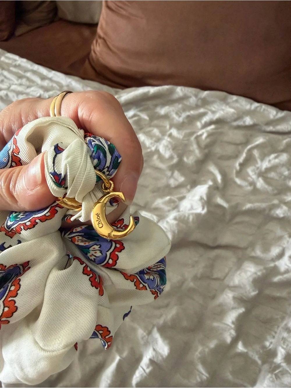Chloe scarf scrunchie